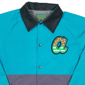 แจ็คเก็ตเบสบอลบอมเบอร์แจ็คเก็ตกันลมสำหรับผู้ชายเสื้อคลุมปักลาย - Product Image 4