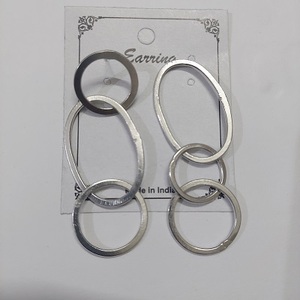 Magnético de lujo geométrico único 18K chapado en oro Vintage gran círculo de acero inoxidable mujeres moda aro joyería pendientes - Product Image 5