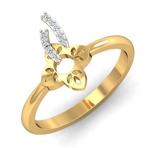 Joyería de latón chapada en oro de 18 quilates hecha a mano, anillo de flores para mujer, ajuste de bisel de piedras preciosas de circón, compromiso de fiesta de moda para - Product Image 3