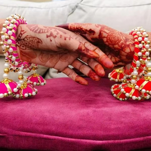 Fiesta de boda india Favor borla brazaletes hilo sedoso brazalete conjunto para damas de honor para Ramadán Día DE LA MADRE Navidad Diwali - Product Image 1