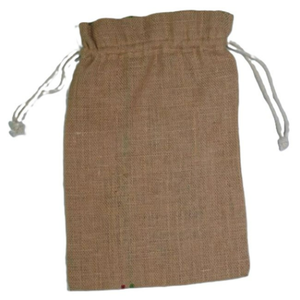 Sac à cordon en coton biologique 100% avec logo imprimé personnalisé - Pochette à bijoux réutilisable écologique Impression sérigraphique pour cadeau artisanal - Product Image 3