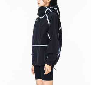 Sweat-shirt à capuche pour homme Techwear personnalisé en gros, respirant, imperméable, veste d'hiver, logo frontal, haute qualité, style urbain - Product Image 2