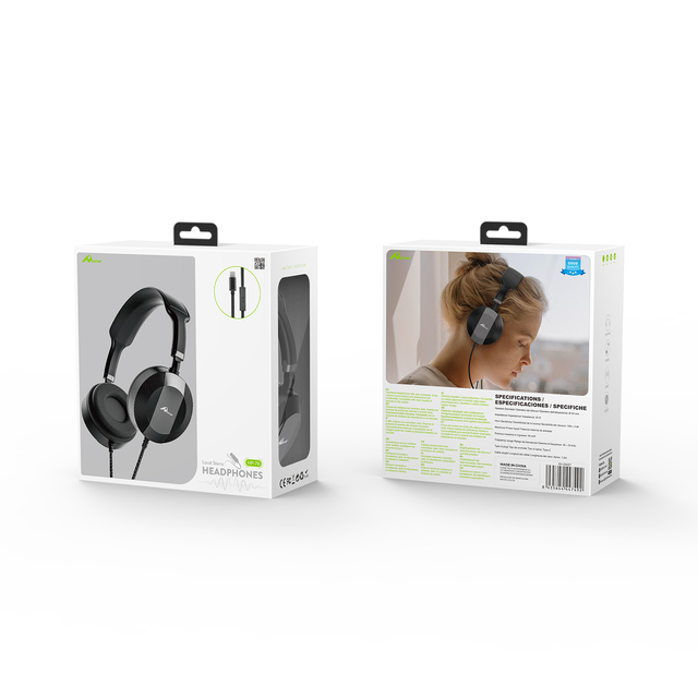 HP-79 Type-C Helmet-style headphones Grey on-ear headphones for DJ Music Sports Travel