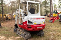 Mini-excavatrices sur chenilles TAKEUCHI TB230 2024, excavatrice hydraulique de 3,5 tonnes avec godet de terrassement d'une capacité de 0,12 m³