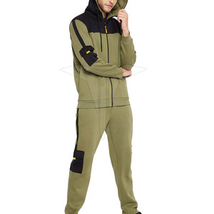 Survêtements de course à capuche pour hommes les plus vendus, manches longues, séchage rapide, imperméables, 100 % coton, poches latérales tendance - Product Image 4