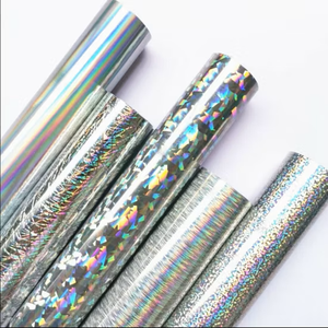 <b>Metalized</b> Polyester Film <b>Metallized</b> Film Roll Holographic BOPP PET Holographic Lamination Film from India - Product Image 6