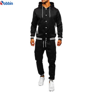 Tendance actuelle, survêtement de sport pour homme de haute qualité, veste et pantalon assortis, survêtement unisexe personnalisé, vêtements de sport vierges - Product Image 1