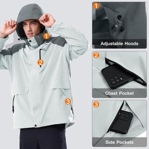 Chaqueta de esquí personalizada OEM para prendas de vestir exteriores impermeables de invierno con tela transpirable y opciones de impresión de logotipo de etiqueta privada - Product Image 6