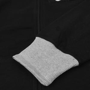 Logotipo personalizado, precio al por mayor, cremallera en blanco, informal, hombres, algodón, Polar, ropa de invierno, ropa de hombre, sudaderas con capucha transpirables básicos - Product Image 4