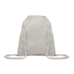 MUJIKA Zaini Sportivi in Cotone Riciclato con Coulisse, Borsa Ecologica per Gadget Promozionali - Product Image 1