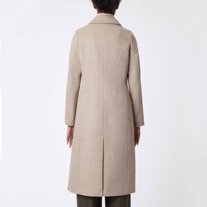 Abrigos largos con cuello personalizado para mujer de tendencia superior/100% Material transpirable y de secado rápido hecho abrigos largos para mujer - Product Image 2