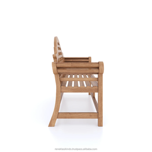 Chaises de salle à manger 160x66x105 cm en teck avec une finition soignée et précise, qualité garantie - Product Image 5