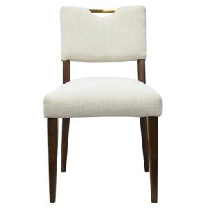 Silla de Comedor Tapizada Personalizada con Estructura de Madera de Caucho, Silla de Tela <span class=keywords><strong>para</strong></span> Restaurante y Hotel, OEM ODM Disponible - Product Image 3
