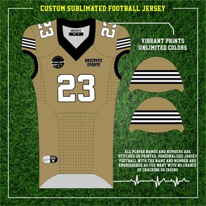 Maillot de football américain à sublimation personnalisée Vêtements de football américain pour jeunes et adultes Ensemble pour hommes Vêtements de sport pour clubs de sport - Product Image 2