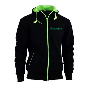 Sweat-shirts à fermeture éclair confortables fabriqués au Pakistan, unisexes, de qualité supérieure, robustes, au design unique, respirants, 100% coton molletonné/éponge française - Product Image 1