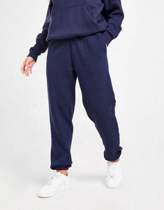 ชุดวอร์มผ้าคอตตอนมีฮู้ดสำหรับผู้หญิงสองชิ้นเสื้อกันลมโอเวอร์ไซส์ทรงโอเวอร์ไซส์กำหนดโลโก้ได้เอง - Product Image 3