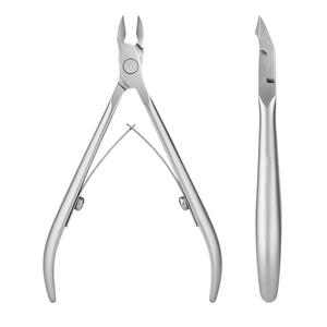 Coupe-cuticules en acier inoxydable de 7 mm avec une large ouverture de mâchoire et une lame incurvée - Outil professionnel durable pour la pédicure et la manucure - Product Image 1