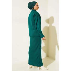 Half Fisherman's Corduroy Ensemble 2 pièces Huile - Product Image 2