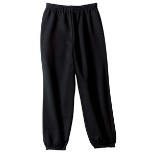 Double Dry Eco Youth & Adult Pantalones de chándal de fondo abierto con bolsillos Algodón Niñas Gris Pantalón liso - Product Image 3