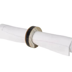 Soporte de servilleteros de cuerno de búfalo Natural pulido diferente Color marrón negro Natural precio competitivo J H Animal náutico - Product Image 1