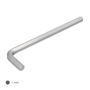 Chiave Allen Lunga in Acciaio Cromo Vanadio Professionale 7,0 mm - Product Image 3