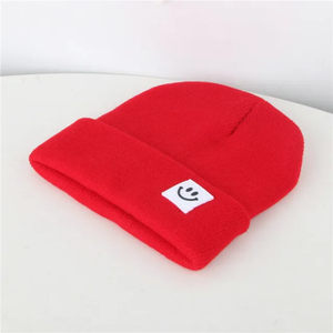 Venta al por mayor en stock de alta calidad de encargo de la etiqueta privada Oem bebé invierno sombrero niños Beanie sombrero niños negro Beanie gorro de punto - Product Image 5