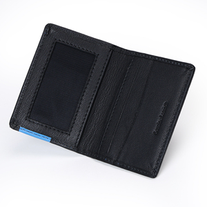 Cartera elegante delgada de cuero genuino con tarjetero, forro de algodón de gran capacidad, fácil de llevar, cierre plegable, regalo perfecto para hombres y mujeres - Product Image 3