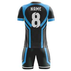 Camiseta de fútbol para hombre, nombre y número personalizados, uniformes de árbitro de fútbol, camisetas de fútbol, pantalones cortos y camisas, conjunto de ropa deportiva de Tailandia - Product Image 3