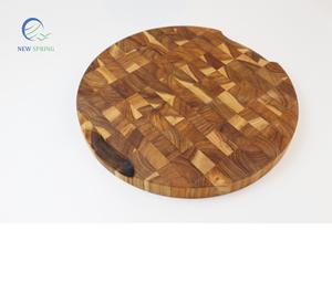 Planche de bois de teck de grain d'extrémité écologique de haute qualité pour la cuisine pour les meubles de poignée de main dans l'utilisation de cuisine - Product Image 2