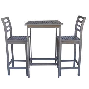 Ensemble de canapé moderne minimaliste en bois massif écologique avec table basse, taille personnalisée, utilisation en extérieur, couleur et logo personnalisables - Product Image 3