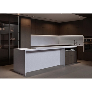 Custom Kitchen and Bathroom Vanity Tops Calacatta Quartz Natural Stone Countertops Carrara Calacata Hotel Project Prefab Cut - Product Image 1