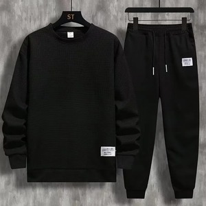 Survêtements respirants de qualité supérieure personnaliser décontracté élégant ensemble de 2 pièces 100% coton survêtements en gros - Product Image 1