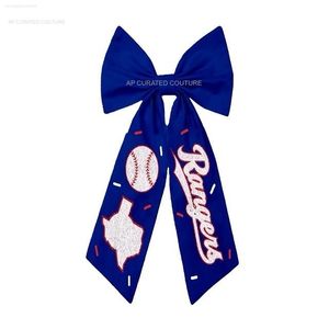 Personalizado elegante hecho a mano con cuentas accesorios para el cabello día del juego equipo Color lazos para el cabello escuela lazos para el cabello - Product Image 4