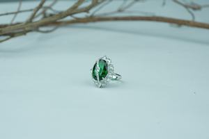 Anillo de Diamante de Lujo Cultivado en Laboratorio, 7.79 Quilates, Corte Ovalado, Claridad VS1, Certificado IGI SGL, Oro, Oro Rosa, Plata, Venta al por Mayor para Mujer - Product Image 2