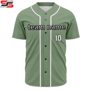 Sweat-shirt de baseball avec impression par sublimation thermique, maille respirante, broderie personnalisée, maillot de baseball personnalisé - Product Image 5