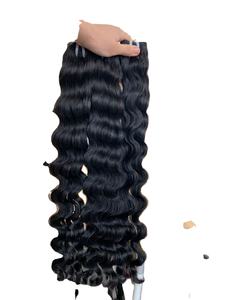 Extensiones de Cabello Humano Vietnamita Virgen Remy, Ondulado Profundo, Trama Única, Sin Enredos, Sin Caída, Precio al por Mayor - Product Image 6