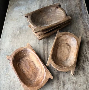 Bol à pâte en bois pour la décoration intérieure, décorations de Noël, cadeaux, bol à pâte pour hôtels, restaurants, accessoires de cuisine à domicile - Product Image 1