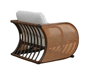 Auraframe Woonbank Stoel Fauteuil Natuurlijke Rotan Set Productsociatie Sessie Kartonnen Gebied Eenvoudige Versie Luscapaciteit - Product Image 3