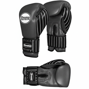 Guantes de Boxeo Profesionales de 12 oz, Transpirables, para Sparring, MMA, Muay Thai, con Cierre de Gancho y Bucle, de Cuero PU, Absorción de Impactos - Product Image 6