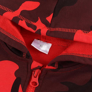 Sweat à capuche zippé doux, intérieur en tricot respirant, silhouette décontractée, design ergonomique des manches, superposition décontractée - Product Image 5