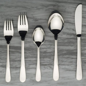 Ensemble de couverts en acier inoxydable argent et or Matériau inoxydable miroir durable pour les repas quotidiens Occasions spéciales - Product Image 5