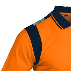 Camisetas Polo de Alta Visibilidad para Hombre, Venta Caliente, CLASE 1, Luz LED Intermitente Naranja, Colores Personalizados con Logotipo, OEM/ODM, Reflectantes, Impermeables - Product Image 3