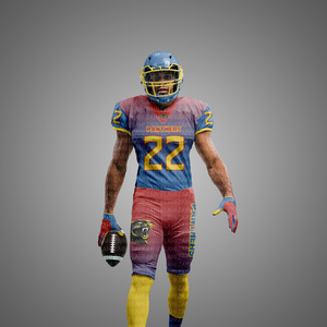 2025 uniformes de football américain équipement d'équipe sublimé personnalisé de haute qualité taille XL pour les jeunes pour une utilisation sportive Pak - Product Image 2