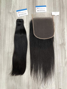 ผมเวียดนามแท้แบบไม่ผ่านกระบวนการ  ลดราคาพิเศษ ปี 2026  แบบปิดผม 7x7  แบบผูกปมเดี่ยว  ผ้าลูกไม้  ผมตรงนุ่มลื่นเป็นพิเศษ  แบบเส้นผมต่อ  แบบปิดผม HD Swiss - Product Image 6