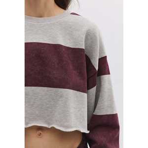 Sudadera Corta a Rayas - Product Image 4