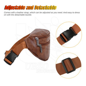 Sacs de taille en cuir adultes imperméables sacs de taille en cuir de nouveau style sacs de taille en cuir d'utilisation extérieure - Product Image 5