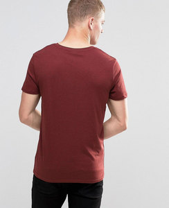Camiseta de Cuello Redondo de Algodón Premium para Hombre, Marca Privada, Logotipo Personalizado, OEM, ODM, MOQ Bajo - Product Image 2