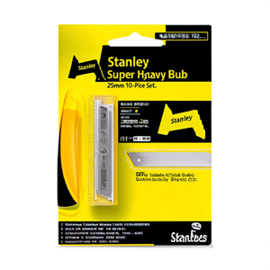 Pour l'ensemble de 10 lames à pointe rapide Stanley Super Heavy Duty de 25 mm - Product Image 2