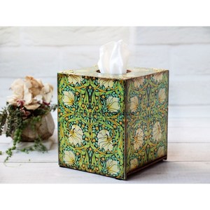 Boîte de rangement décorative pour mouchoirs en papier Design attrayant Distributeur de mouchoirs rectangulaire fait à la main pour la maison et la cuisine - Product Image 4