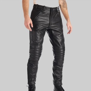 Personalizada de cuero pent Hombres Peso pesado pent cuero Tallas grandes Streetwear Logotipo personalizado Hombres pent Factory - Product Image 2